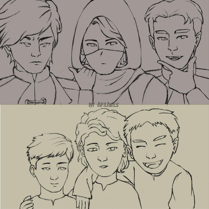 Three Brothers sketch
