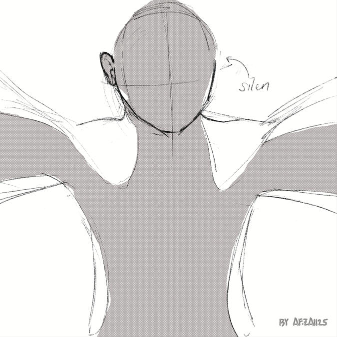 Silen pose sketch