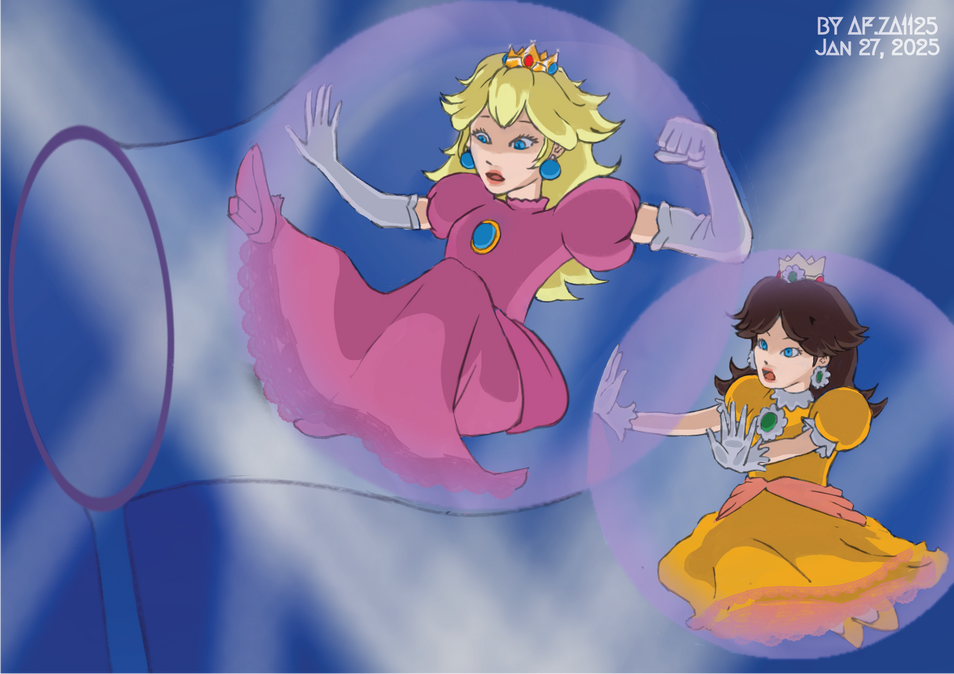 Two Princess Trapped in a Bubble